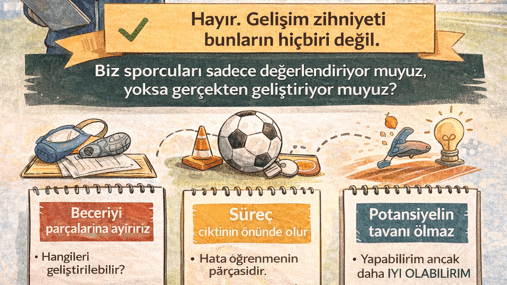 Sporda Gelişim Zihniyeti: Kazanmak Değil, Nasıl Geliştiğimiz Belirleyici